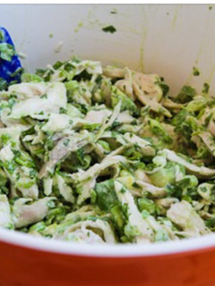 A picture of Chicken Avocado Salad.