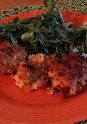A picture of Mozzarella And Roasted Red Peppers Chicken Breast.