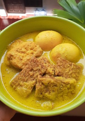 Foto resep Gulai kuning telor tempe tahu