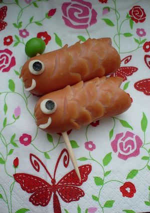 A picture of Charaben: Wiener Sausage Carp Streamers.