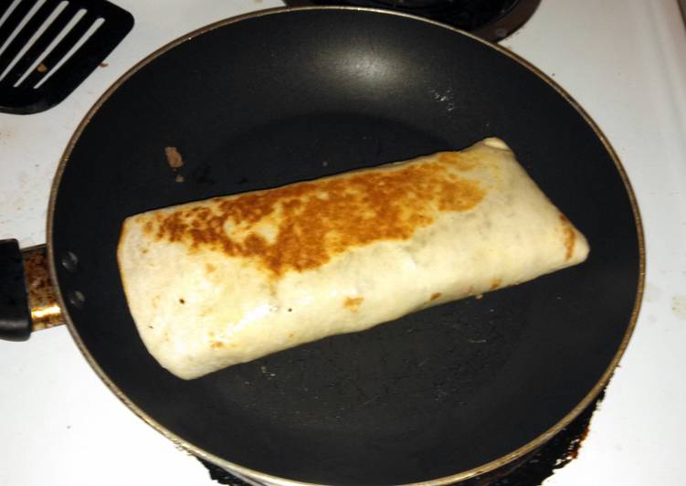 Recipe of Yummy Bacon cheeseburger wrap