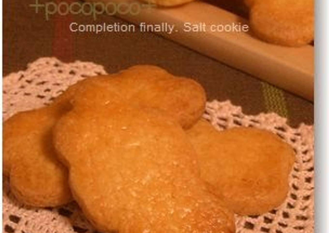 Salty Cookies - Use Up Leftover Egg Yolks!