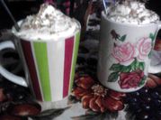 A picture of cocoa powder mug cake
