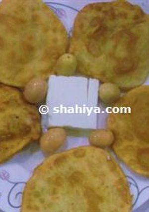 صورة لوصفة طريقة عمل خبز البوري الهندي