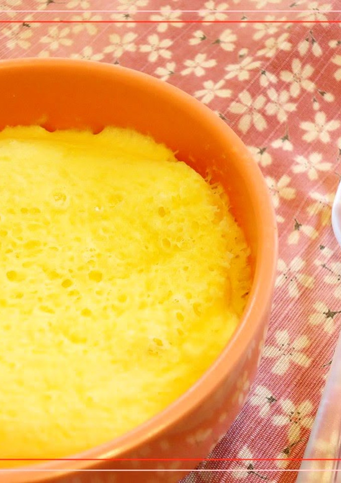 A picture of 3-Minute Microwave Recipe (Fluffy Steamed Egg Bread).