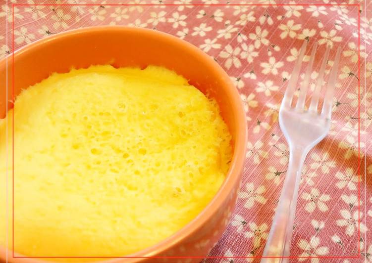 Step-by-Step Guide to Prepare Speedy 3-Minute Microwave Recipe (Fluffy Steamed Egg Bread)