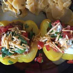 Skinny Taco Stuffed Peppers A picture of Skinny Taco Stuffed Peppers.