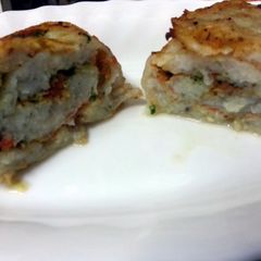 A picture of stuffed fish.