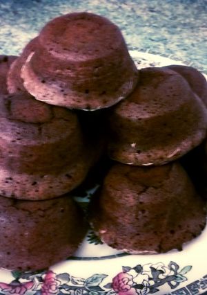 A picture of Hot Choc Fondant Puddings.
