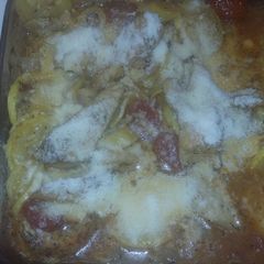A picture of Italian Chicken and veggie bake.