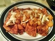 A picture of authentic enchiladas