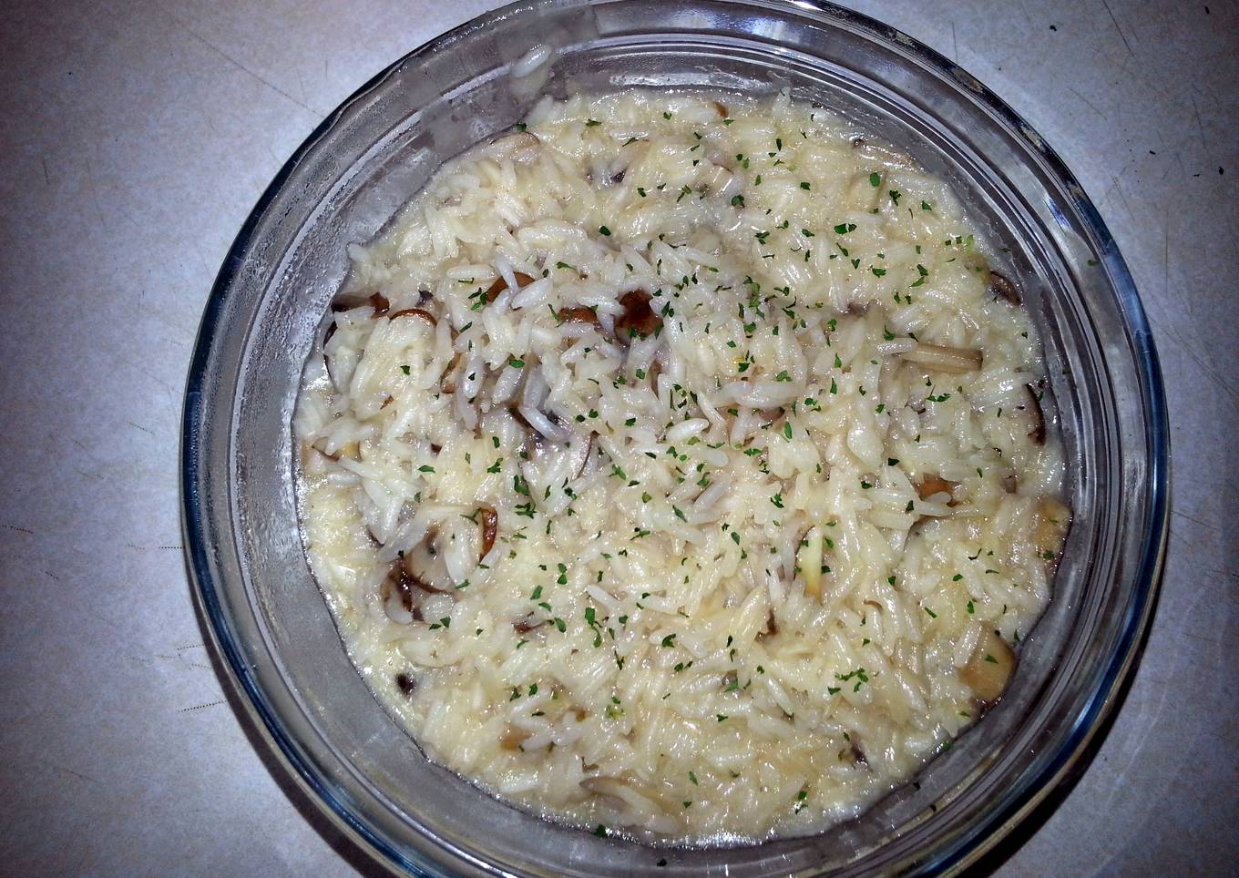 Rice Mushroom Risotto