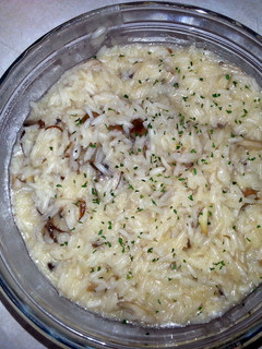 A picture of Rice Mushroom Risotto.