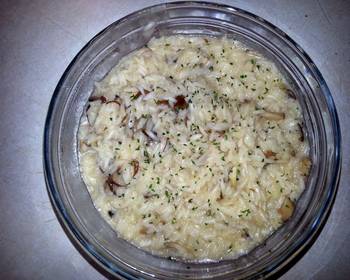 Unique Recipe Rice Mushroom Risotto Delicious Perfect