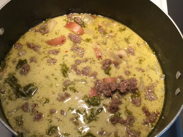 Easy Steps to Make Recipes Crock Pot Potato, Kale, And Sausage Soup the Awesome  Perfect.