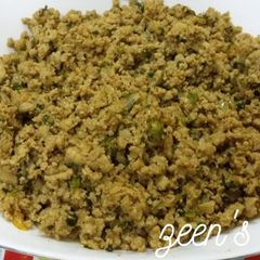 A picture of Lamb Mince or Kheema Fry.