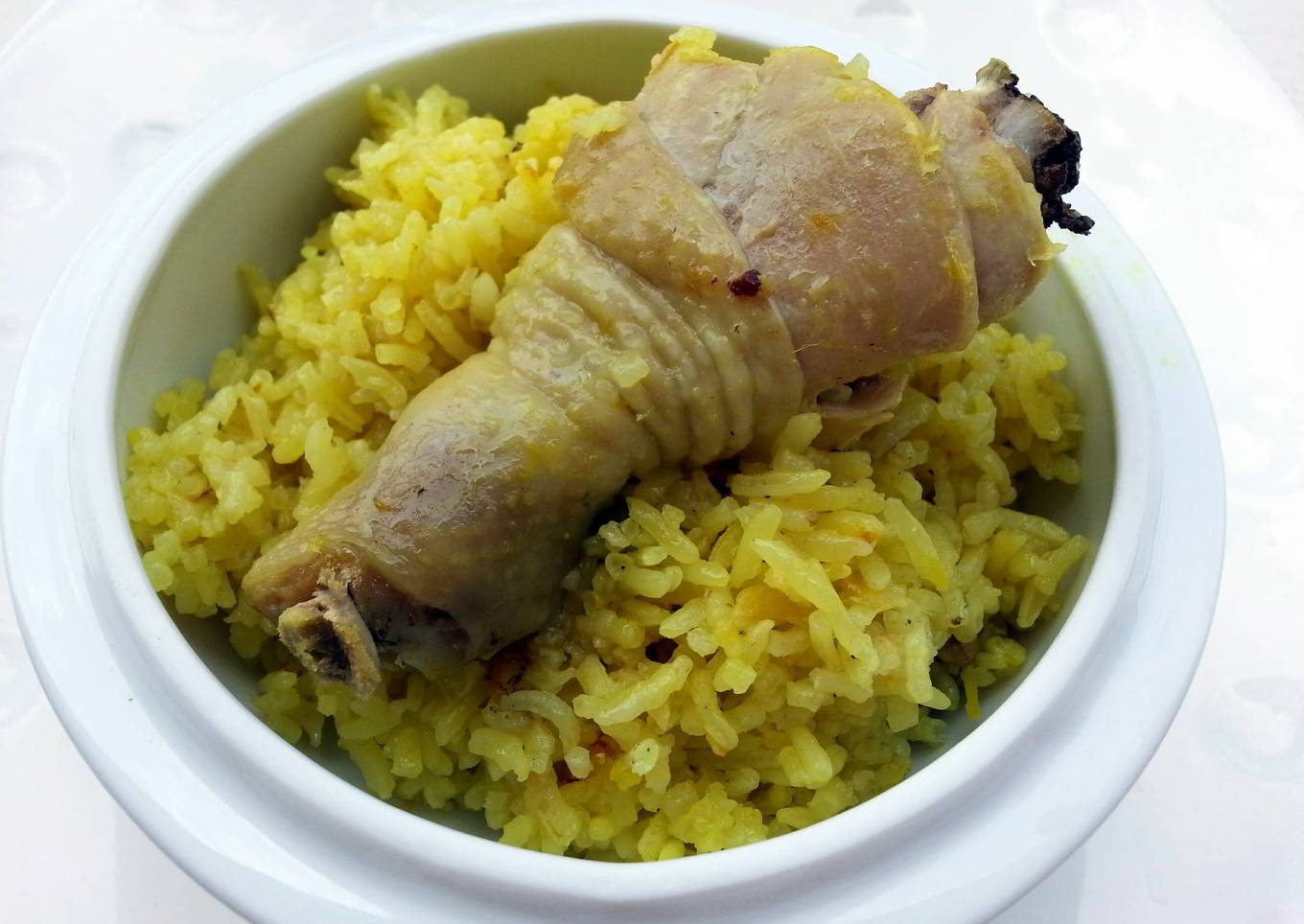 Easiest Way to Prepare Ultimate Turmeric Chicken Rice