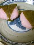 Microwaved Sakura Mochi with Koshi-an