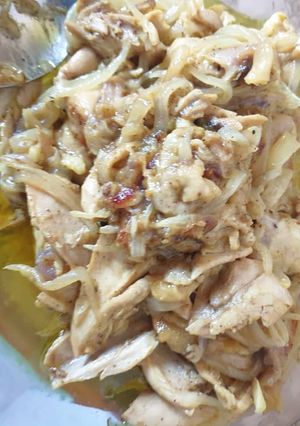 Una foto de Pollo en salsa de mostaza