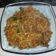 Korean Style Stir-fried Noodles A picture of Korean Style Stir-fried Noodles.