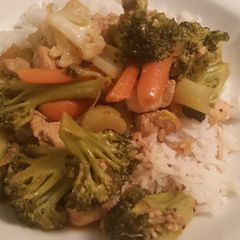 A picture of Chicken STIR FRY.