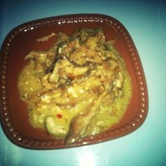 A picture of Zesty Cream Cheese Crockpot Chicken.