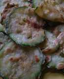 Crispy Shallow Fried Courgettes/Zucchini..Super Amazing (•ิ_•ิ)