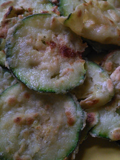 A picture of Crispy Shallow Fried Courgettes/Zucchini..Super Amazing (•ิ_•ิ).