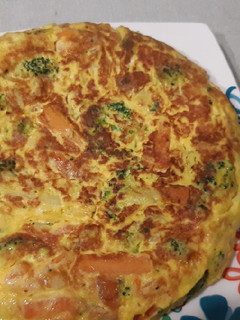Una foto de Tortilla de verdura