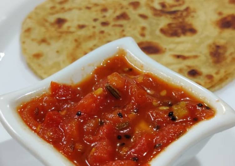 Recipe of Ultimate Bengali style tomato chutney