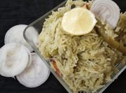 A picture of palak pulao