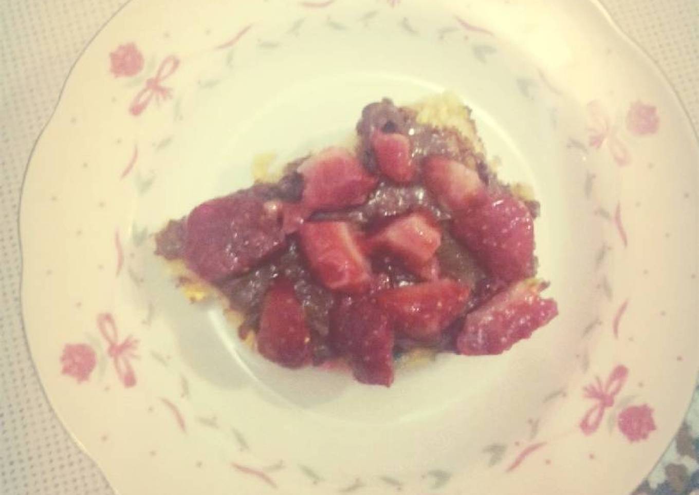 Pastel de vainilla en microondas en un minuto
