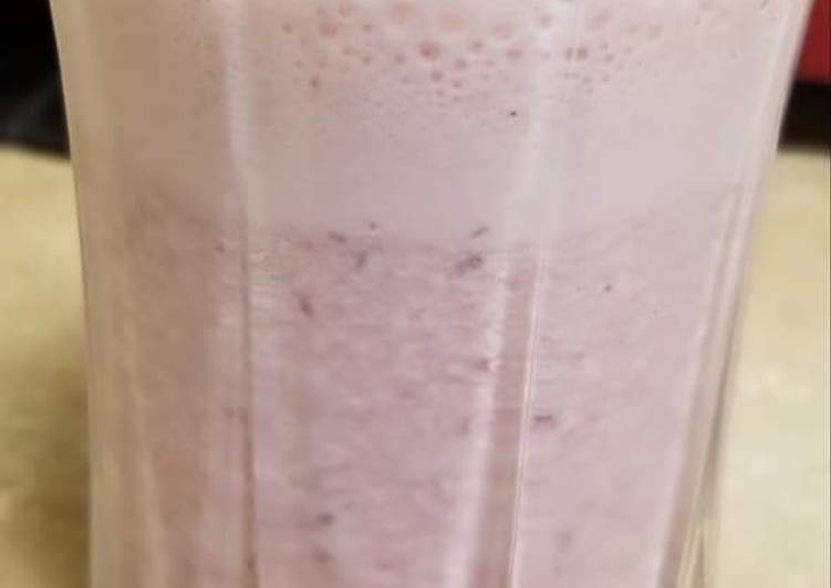 Step-by-Step Guide to Prepare Super Quick Homemade Strawberry smoothie