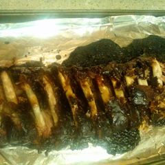 Momma's fall off the bone ribs A picture of Momma's fall off the bone ribs.
