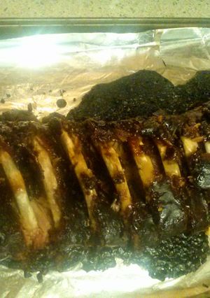 A picture of Momma's fall off the bone ribs.