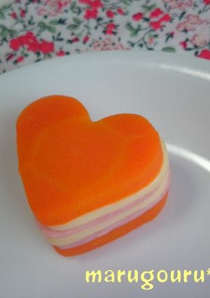A picture of For Bentos - Carrots, Ham, and Cheese Millefeuille.