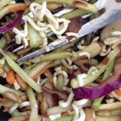 A picture of Broccoli Slaw with Ramen Salad.