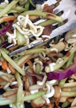 A picture of Broccoli Slaw with Ramen Salad.