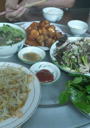 Hình của món Canh sườn nấu sấu.