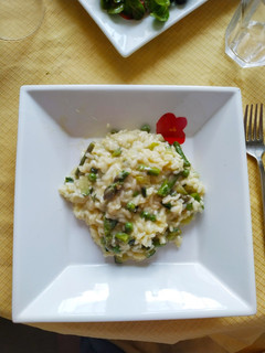 Una foto de Risotto vegetariano