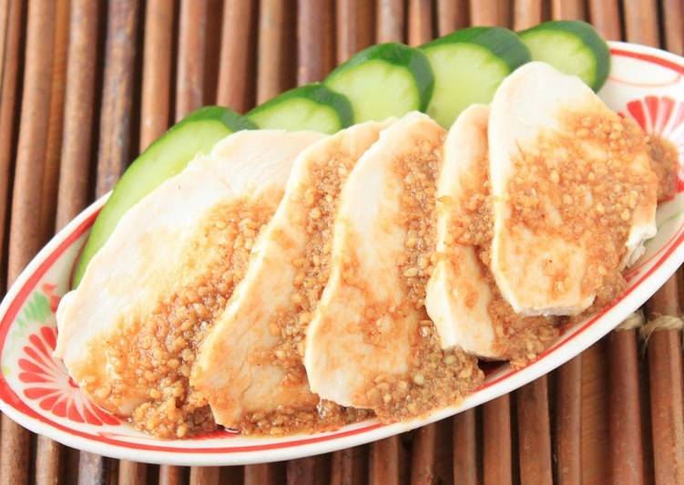 Steps to Prepare Favorite Tender Moist Chicken Breast Chinese Style