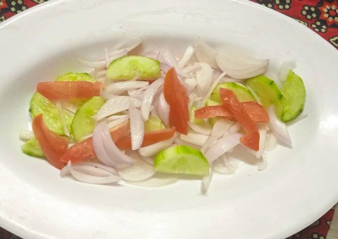 Street style 3 coloured kachumbar Recipe