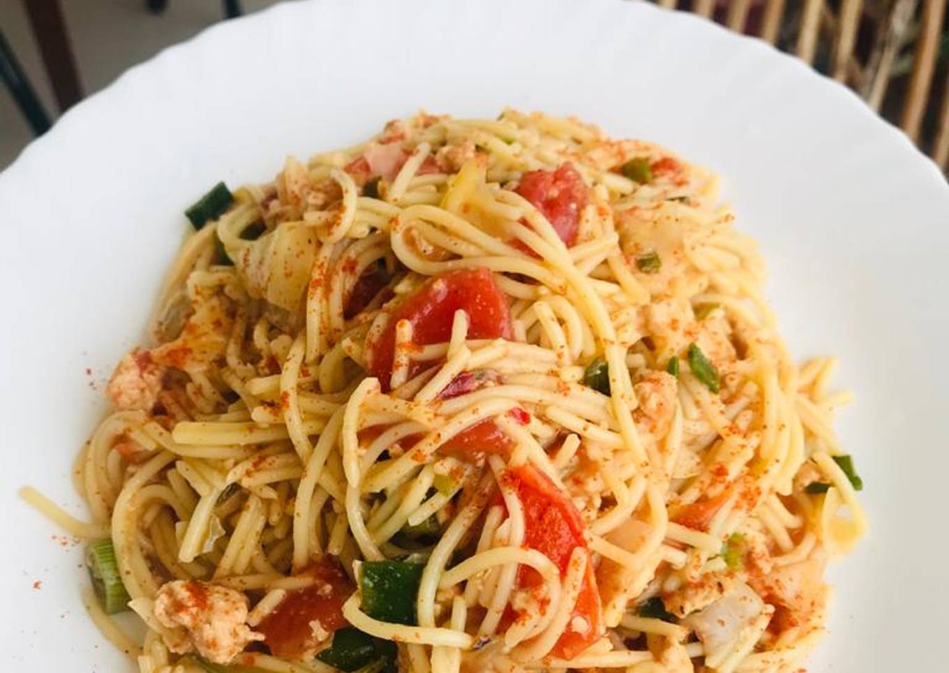 Tomato Garlic Pasta