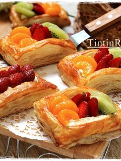 Foto resep Fruit Puff Pastry Instant - kilat mudah cantik