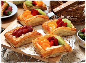 Foto resep Fruit Puff Pastry Instant - kilat mudah cantik