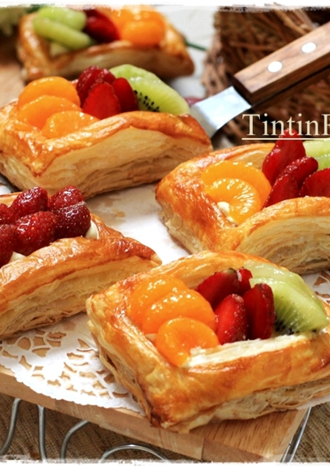 Foto resep Fruit Puff Pastry Instant - kilat mudah cantik