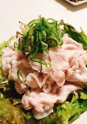 A picture of Pork Shabu Salad – Tips for Tender Meat.