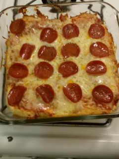A picture of Easy deep dish pizza.