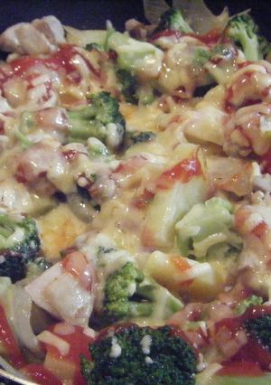 A picture of ＊Broccoli and Chicken Cheese Bake＊.