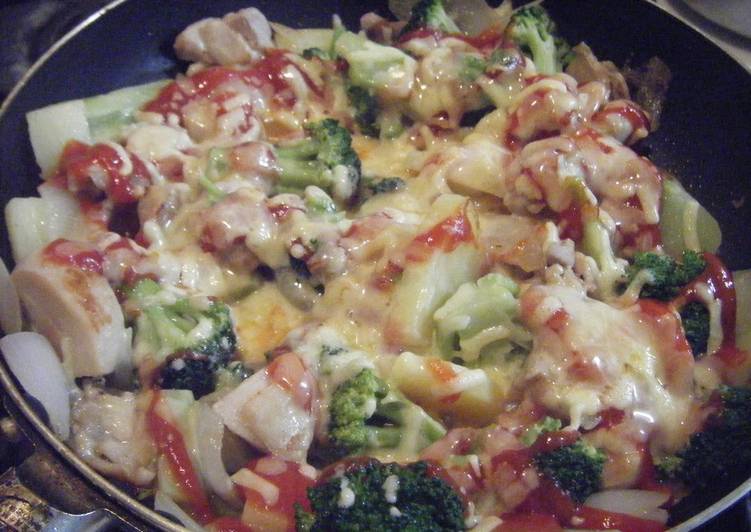 *Broccoli and Chicken Cheese Bake*